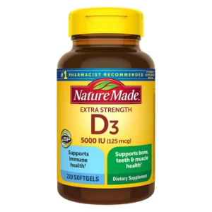 فيتامين - دي3 5000 وحدة دولية 220 كبسولة جيلاتينية | Vitamin - D3 5000 I.U. 220 Softgel
