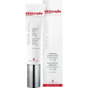 سكين كود اسينشال البين شيلد حماية وتفتيح بمعامل حماية 50 / 30 مل | Skincode Essentials Alpine White Brightening Protection Shield 30Ml Spf50
