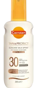 كاروتين تان اند بروتكت ميلك سبراي للحماية من الشمس بمعامل حماية 30 / 200 مل | Carotene Tan And Protect Mylk Spray Protection From Sun Factor Protection 30 / 200 Ml