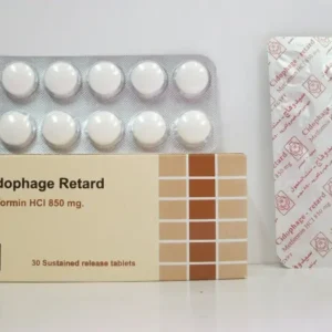 سيدوفاجي ريتارد 850 مجم 30 قرص (169) | Cidophage Retard 850 Mg 30 Tab (169)