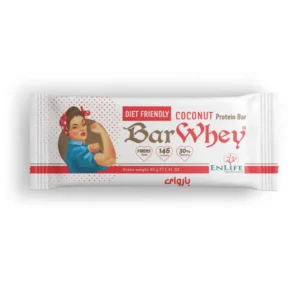 بار واي (ديت فريندلي) 40 جم (جوز الهند) بروتين بار | Bar Whey (Diet Friendly) 40 Gm (Coconut) Protein Bar