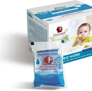 فارماباك بوريفيد ماء 200 مل (ماء تحضير وجبات) | Pharmapack Purified Water 200 Ml (Water Thdyr Wjbat)