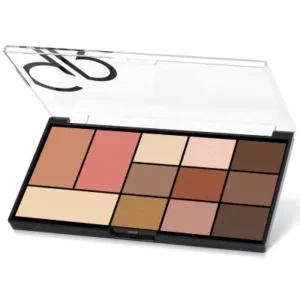 جولد روز سيتي ستايل باليت للوجه والعين ورم نود / 1 | Golden Rose City Style Face&Eye Palette No.1 Warm Nude