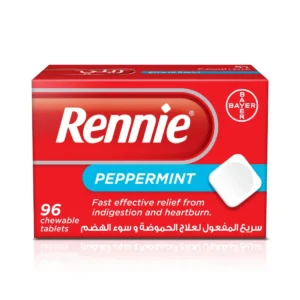 ريني (بيبيرمينت) 96 قرص | Rennie (Peppermint) 96 Tab