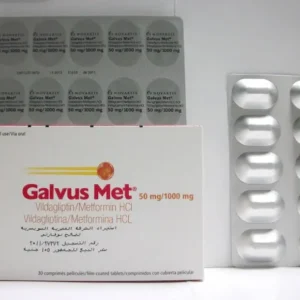 جالفوس ميت 50 مجم / 1000 مجم 30 قرص | Galvus Met 50 Mg / 1000 Mg 30 Tab