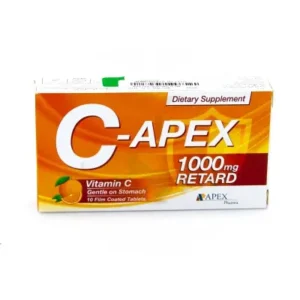 سي - أبيكس 1000 مجم ريتارد 10 قرص | C - Apex 1000 Mg Retard 10 Tab