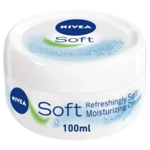 نيفيا سوفت كريم مرطب للبشرة العادية 100 مل ( عرض خاص ) | Nivea Soft Moist Cr. 100Ml Non Greasy(#)