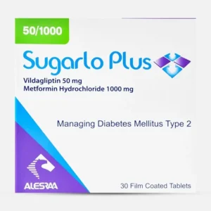 سوجارلو بلس 50 مجم / 1000 مجم 30 قرص | Sugarlo Plus 50 Mg / 1000 Mg 30 Tab