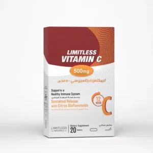 ليميتلس فيتامين سي 500 مجم 20 قرص | Limitless Vitamin C 500 Mg 20 Tab