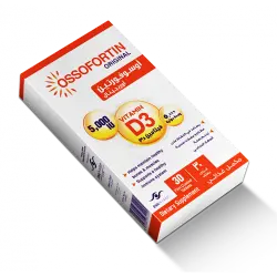 أوسوفورتين أوريجينال دي3 5000 وحدة دولية 30 قرص | Ossofortin Original D3 5000 Iu 30 Tab