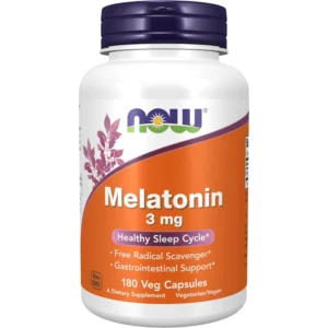 ناو ميلاتونين 3 مجم 60 كبسولة | Now Melatonin 3 Mg 60 Cap