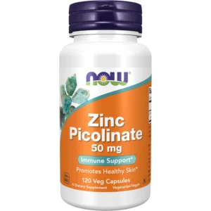 ناو زنك بيكولينات 50 مجم 120 كبسولة | Now Zinc Picolinate 50 Mg 120 Cap
