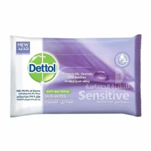Dettol Anti Bacterial Wipes 10Pcs Senstive
