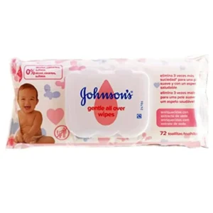 جونسون اند جونسون مناديل للاطفال 3×1 تنظيف كامل للجسم 72 قطعه | Johnson And Johnson Wipes Kids 3×1 Cleaning Complete Body 72 Piece