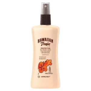 هاوايان تروبيك سبراي لوشن الوقاية من اشعة الشمس بدرجة حماية 8 درجات 200 مل | Hawaiian Trwbyk Spray Lotion Alwqaya From Ashaa Sun Bdrja Protection 8 Drjat 200 Ml