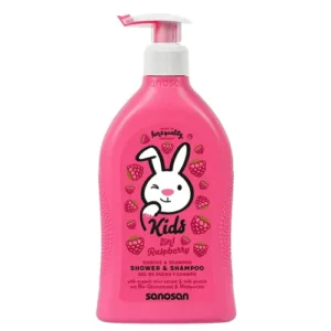 سانوسان كيدز شامبو اند شاور جل بالتوت 400 مل | Sanosan Kids Shw.gel & Sh. 400Ml Raspberry