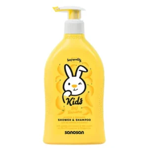 سانوسان كيدز شامبو اند شاور جل بالموز 400 مل | Sanosan Kids Shw.gel & Sh. 400Ml Banana