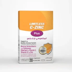 ليميتلس سي - زنك بلس 20 قرص | Limitless C - Zinc Plus 20 Tab