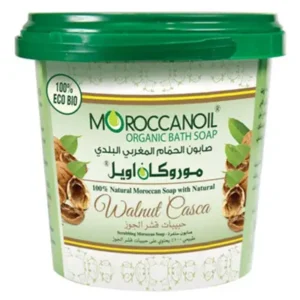 موروكان زيت صابون مغربي بحبيبات قشرة الجوز 850 جم | Moroccan Oil Soap Moroccan Bhbybat Qshra Aljwz 850 Gm
