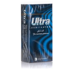 الترا  واقي ذكري مشحم جدا 3 قطع | Ultra Lubricated Condom 3Pcs