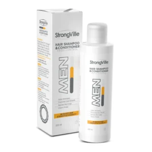 سترونج فيل شامبو وبلسم للشعر رجالي 220 مل | Strongville Men Hair Shampoo & Conditioner 220 Ml