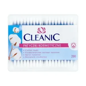 كليانيك 037 أعواد قطنية لتنظيف الأذن (علبة مستطيلة)(قطن صافى)200 ق | Cleanic 037 Aawad Cotton Cleaning Aladhn (Box Msttyla)(Cotton Safa)200 Q