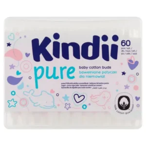 كلينك اعواد قطن للاطفال لتنظيف الاذن والانف والعين والسرة 60 قطعه | Clinique Aawad Cotton Kids Cleaning Aladhn Walanf Walayn Walsra 60 Piece