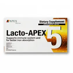 لاكتو - أبيكس 5 30 كبسولة (3ست.) (قديم) | Lacto - Apex 5 30 Cap (3st.) (Old)