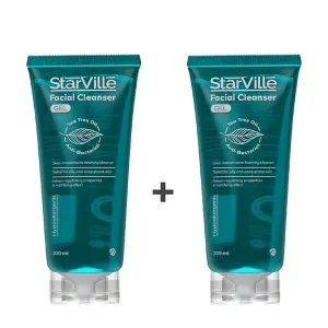 ستارفيل منظف للبشرة 200 مل (1+1 خصم 50% علي القطعة الثانية) ( عرض خاص ) | Starville (Facial Cleanser 200 Ml 1+1 50%) #