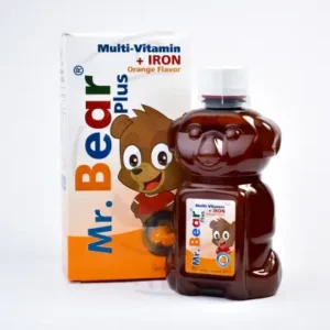 مر. بيار بلس حديد ( برتقال ) شراب 400 مل | Mr. Bear Plus Iron ( Orange ) Syrup 400 Ml
