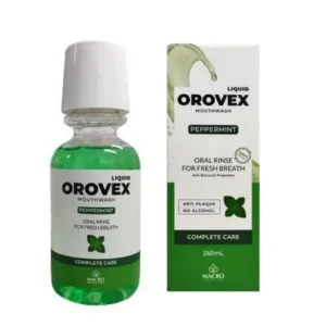اوروفكس غسول للفم 250 مل أخضر أبل ( تفاح اخضر ) | Orovex Mouth Wash 250 Ml Green Apple ( Tfah Green )