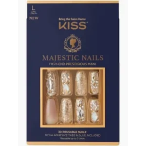 كيس ماجيستيك كود (5496) أظافر - سباركل | Kiss Majestic Code (5496) Nails - Sparkle