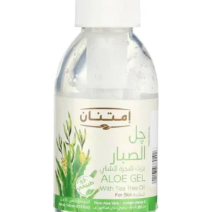 إيمتينان ألو جل مع شاي تري زيت 140 مل جل الصبار بزيت شجرة الشاى | Imtenan Aloe Gel With Tea Tree Oil 140 Ml Gel Aloe With Oil Shjra Alshaa