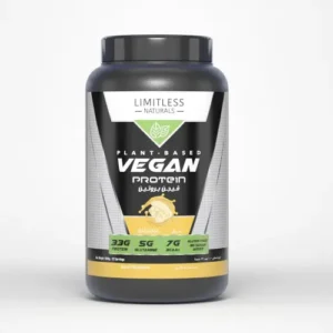 ليميتلس ناتشورالز فيجان بروتين 1000 جم (بانانا) بودرة | Limitless Naturals Vegan Protein 1000 Gm (Banana) Powder