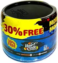 هير كود جل برطمان ( 160 مل + 30 مل ) فري ستايل ازرق ( عرض خاص ) | Hair Code Gel Jar ( 160 Ml + 30 Ml ) Free Style Blue ( Offer Special )