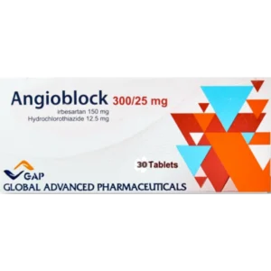 أنجيوبلوك 300 / 25 مجم 30 قرص | Angioblock 300 / 25 Mg 30 Tab