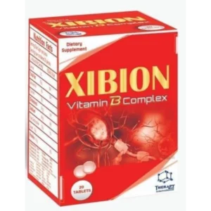 كسيبيون فيتامين بي كومبلكس 20 قرص (قطع) | Xibion Vitamin B Complex 20 Tab (Pieces)