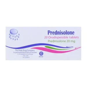 بريدنيزولون (سولوبريد) 20 مجم 20 قرص / أقراص تذوب بالفم | Prednisolone (Solupred) 20 Mg 20 Tab / Odt