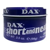 داكس شورت اند نيت لايت هير دريس برطمان ازرق 99 جم | Dax Short And Nyt Light Hair Drys Jar Blue 99 Gm