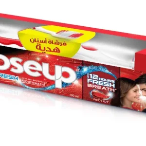 كلوز اب معجون اسنان ريد هوت 100 مل + هدية ( عرض خاص ) | Close Up Paste Teeth Red Hot 100 Ml + Gift ( Offer Special )