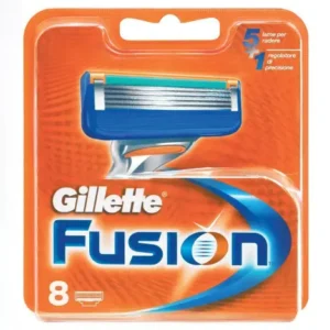 جيليت فيوجن 5 بلاد اند بريكوشن امواس حلاقة 8 قطع | Gillette Fusion 5 Blad And Brykwshn Blades Shaving 8 Pieces