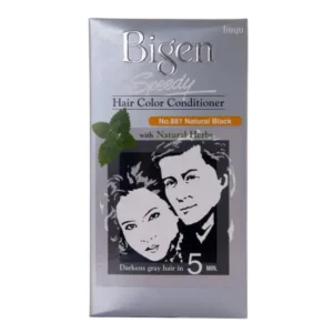 بيجن سبيدي بلسم للشعر الملون ناتشورال بلاك 881 | Bigen Speedy H.color Cond 881 Natural Black