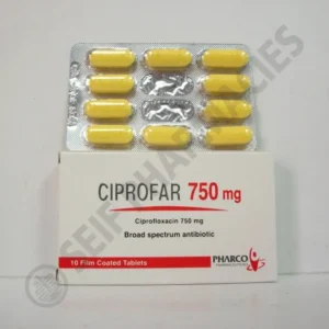 سيبروفار 750 مجم 10 قرص | Ciprofar 750 Mg 10 Tab