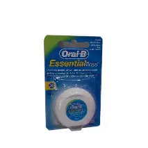 اورال-بي خيط تنظيف الاسنان الاساسي مشمع 50 م | Oral-B Dental Essential Floss Waxed 50M