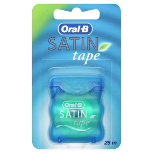 اورال-بي ساتين خيط تنظيف الاسنان بالنعناع بكرة 25م | Oral-B Dental Satin Floss Tape 25M Mint