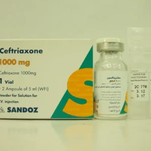 Ceftriaxone (Sandoz) 1 Gm I.V 1 Vial