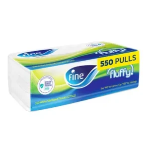 فين تيسويس 550قطع كيس مناديل | Fine Tissues 550pcs Sachet Wipes