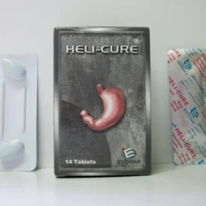 هيلي-كور 250 / 20 / 500 مجم 14 قرص | Heli-Cure 250 / 20 / 500 Mg 14 Tab
