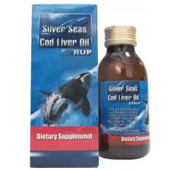 فضي سياس (كود ليفير زيت) شراب 120 مل | Silver Seas (Cod Liver Oil) Syrup 120 Ml