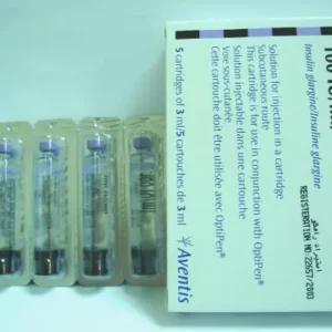 لانتوس 100آي.يو/مل 5 خرطوشة 3 مل | Lantus 100i.U/Ml 5 Cartridges 3 Ml